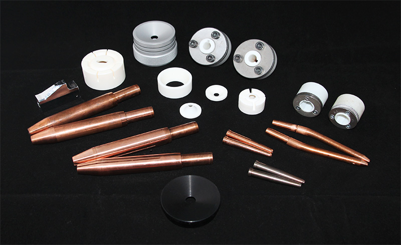 Spare parts, components arc spraying